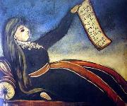 Niko Pirosmanashvili Reclining Woman oil painting